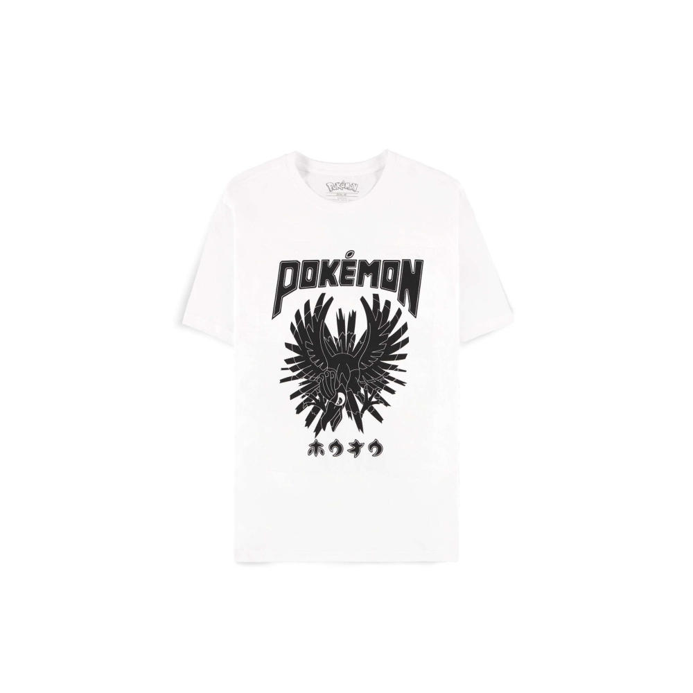 Pokémon - HoOh Herren TShirt - Weiß
